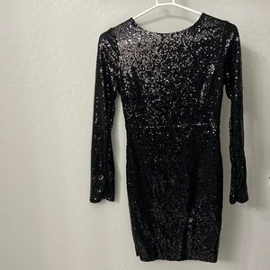 Black boutique sparkly dress